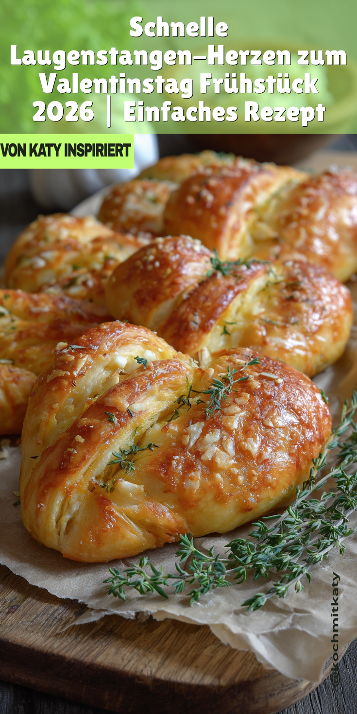 Schnelle Laugenstangen-Herzen | Valentinstag Frühstück 2026