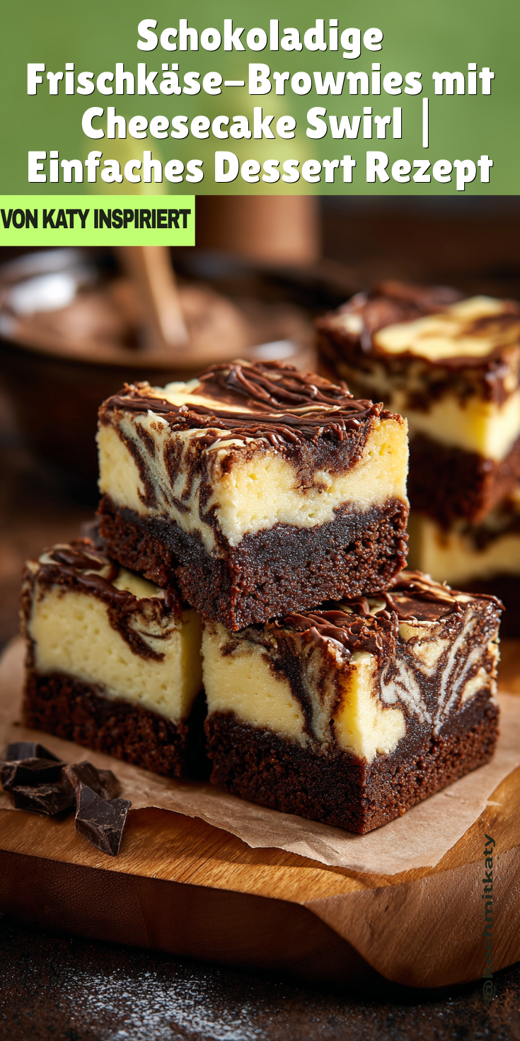 Schokoladige Frischkäse-Brownies (Cheesecake Swirl) | 2026