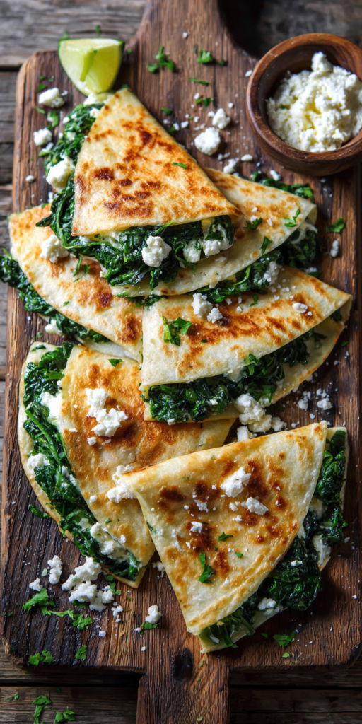 Spinat-Feta-Quesadillas: Knusprig & Vegetarisch | Schnelles Frühstück 2026
