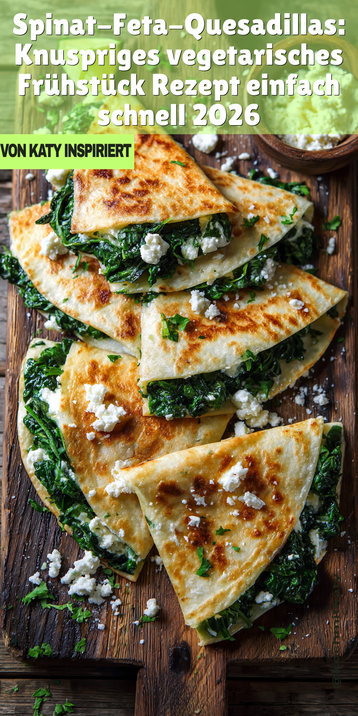 Spinat-Feta-Quesadillas: Knusprig & Vegetarisch | Schnelles Frühstück 2026