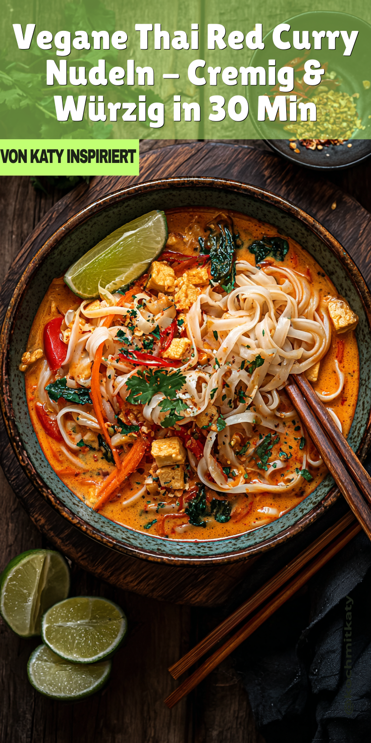 Thai Red Curry Nudeln (Vegan) | Asiatische Nudelgerichte 2026