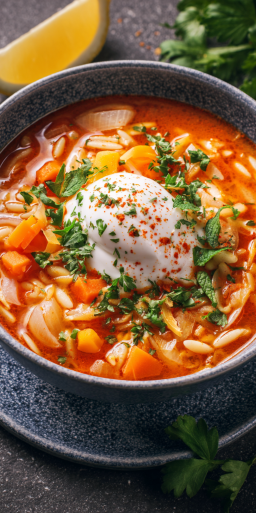 Türkische Nudelsuppe mit Joghurt & Minze | In 30 Minuten 2026