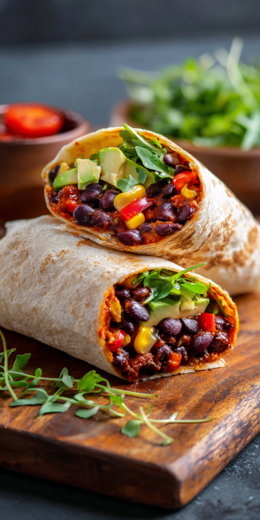 Veganer Burrito Wrap in 10 Minuten | Schnelles Mittagessen 2026