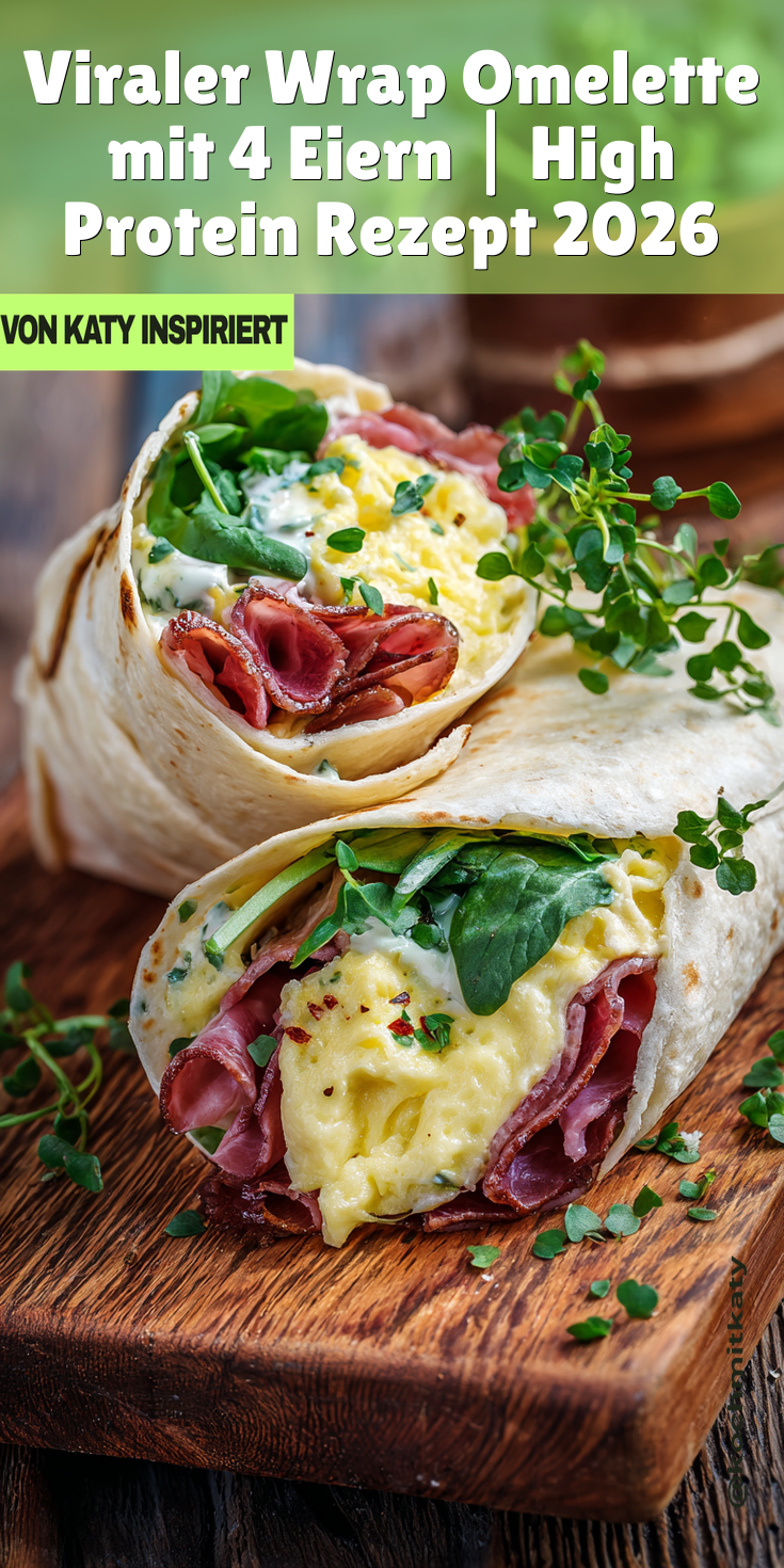 Virales Wrap Omelette mit 4 Eiern | High Protein 2026