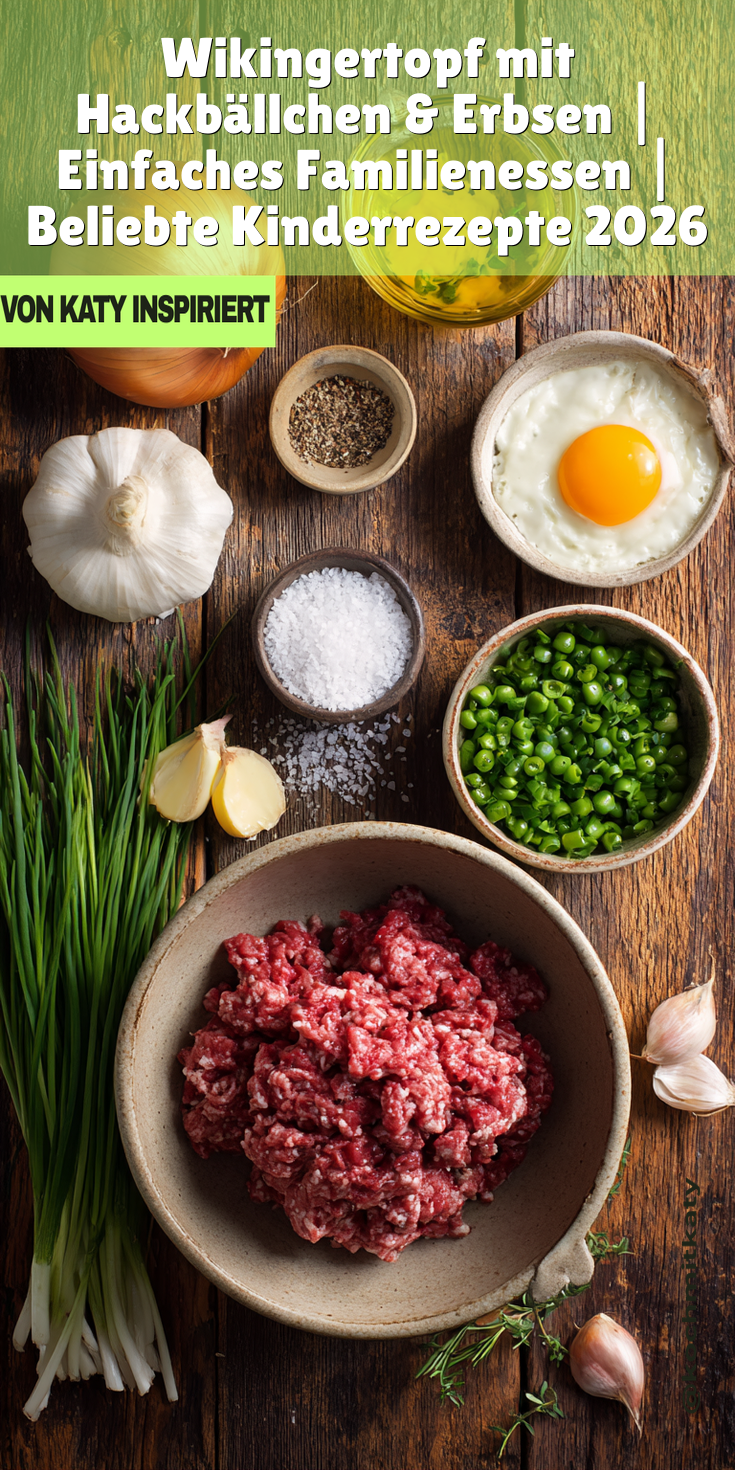 Wikingertopf mit Hackbällchen & Erbsen | Kinder Lieblingsessen 2026